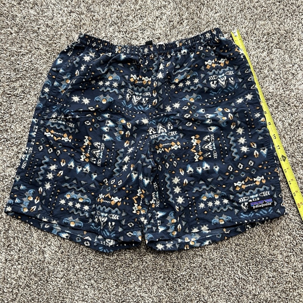 Patagonia Men's SMALL Baggies 7" Long Lined New Visions Swim Trunks Shorts